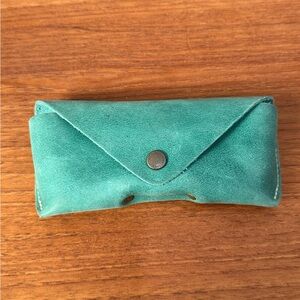 EUC Portland Leather Goods Sunglasses Case in Reef